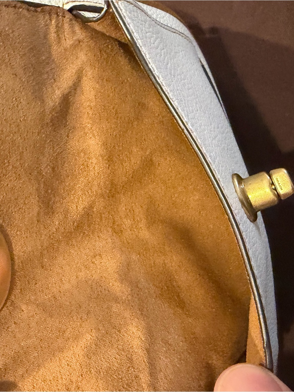 Coach Willow Camera Bag in Colorblock Leather (Chalk/Multi) – Style C0695 - Picture 10 of 15